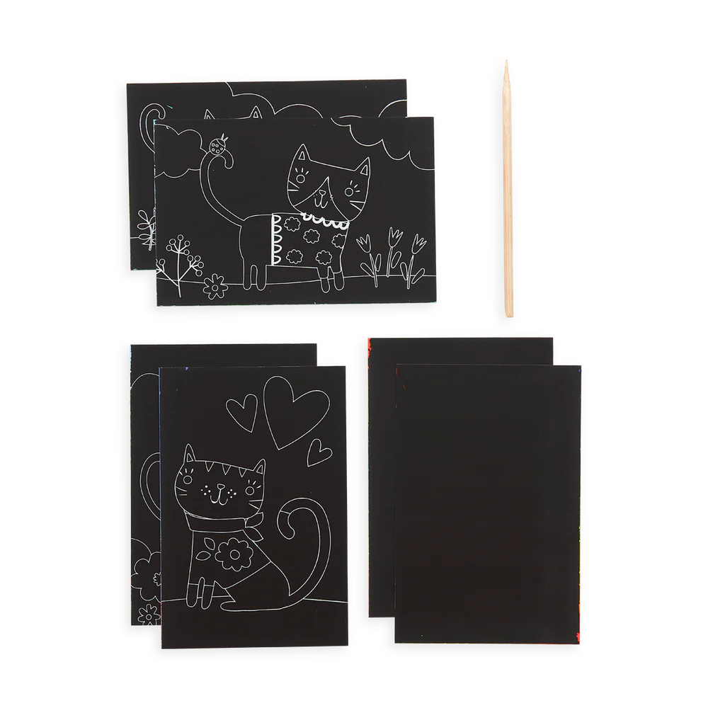 Cutie Cats Mini Scratch & Scribble Art Kit Preview #3