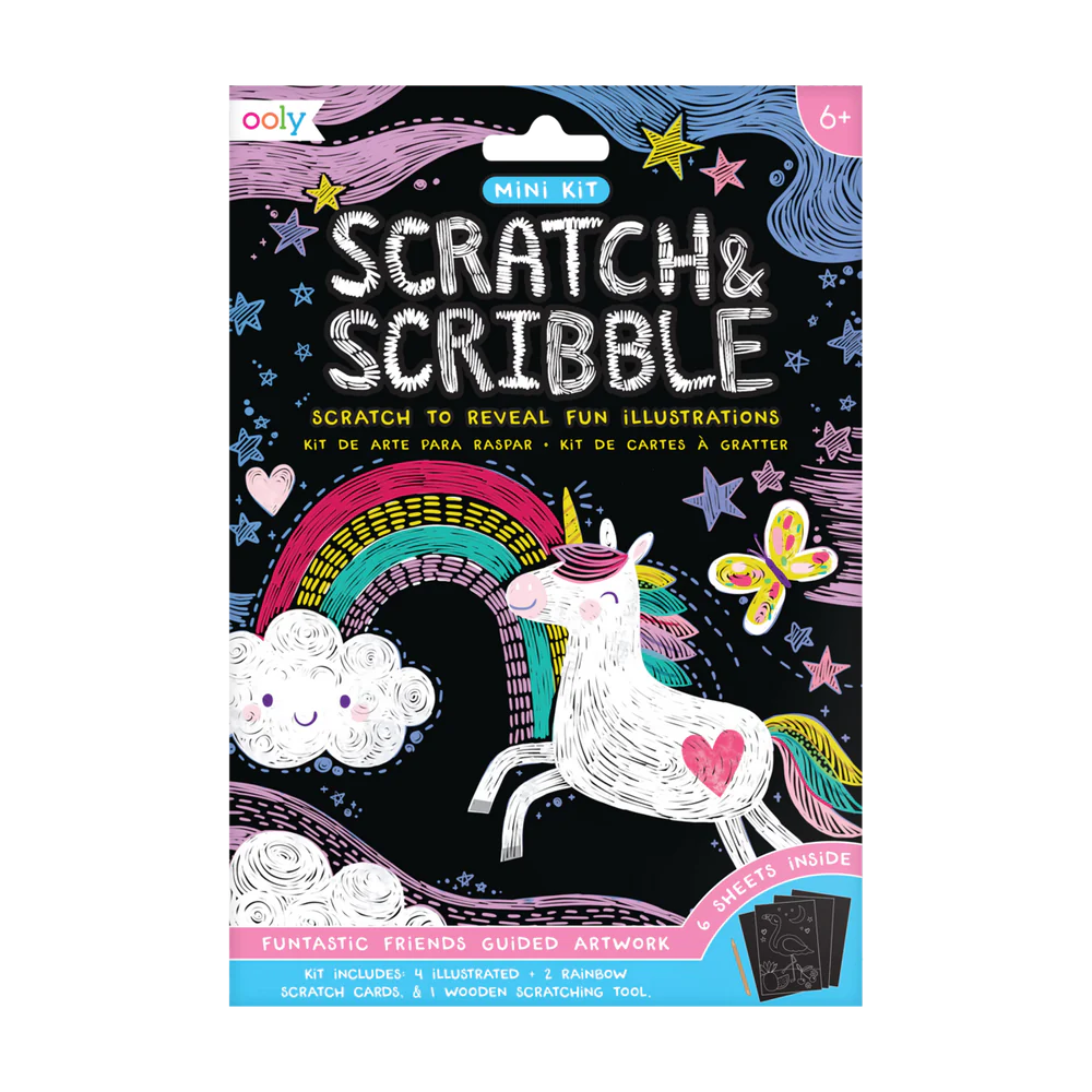 Funtastic Friends Mini Scratch & Scribble Art Kit Cover