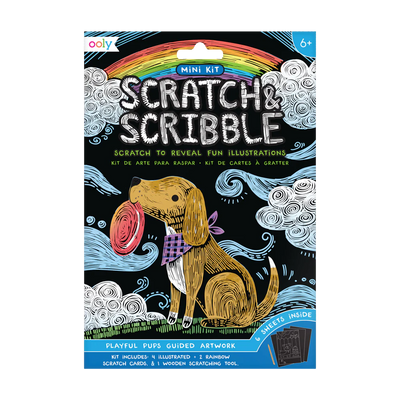 Playful Pups Mini Scratch & Scribble Art Kit Preview #2