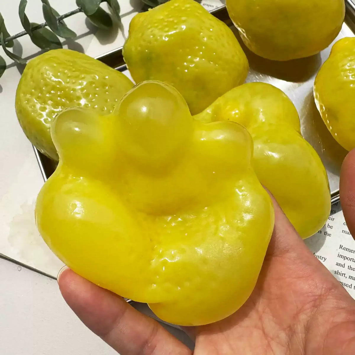 Coconut oil- Lemon Squishy Cover