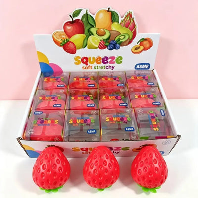 Crunchy Strawberry Block Squishy Preview #2