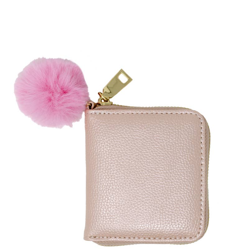 Tomfoolery Toys | Leather Pom Pom Wallet