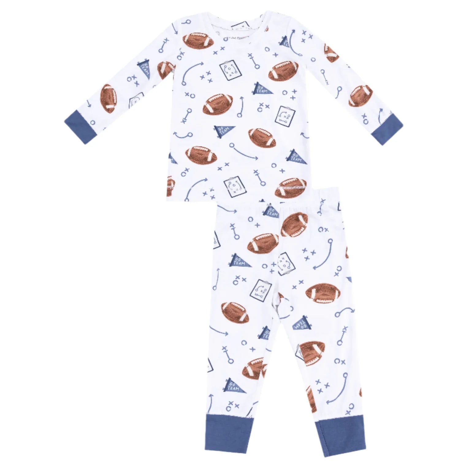 Tomfoolery Toys | Touchdown Time Navy Loungewear Set