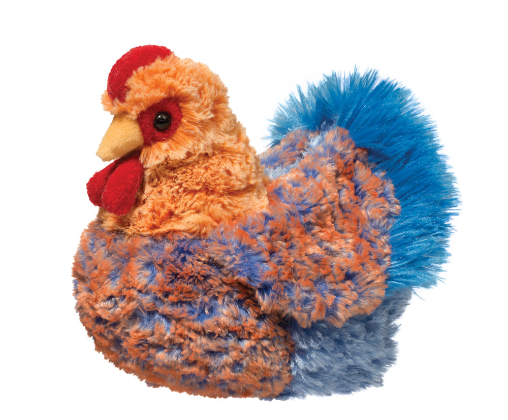 Henrietta Blue Lace Hen Cover