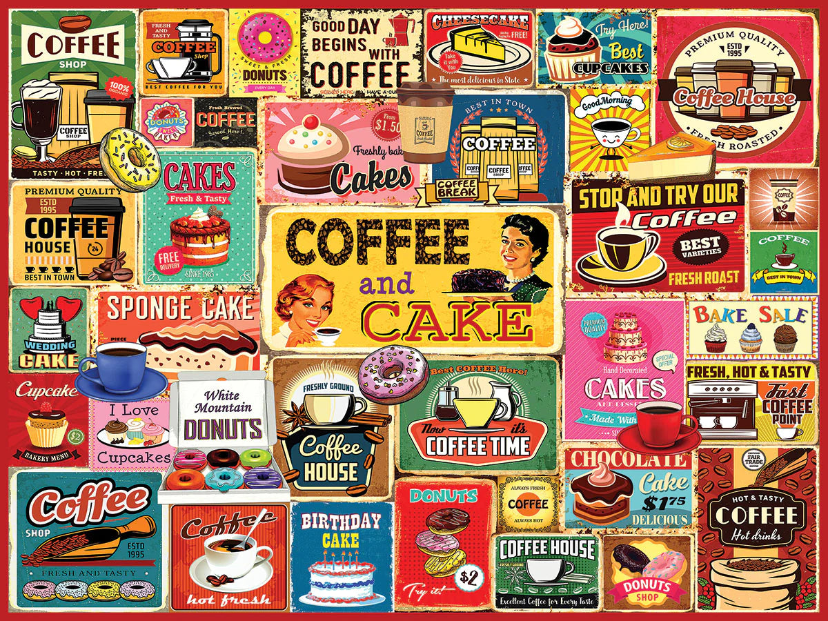 Coffee & Cake 500pc Puzzle Cover