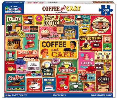 Coffee & Cake 500pc Puzzle Preview #1