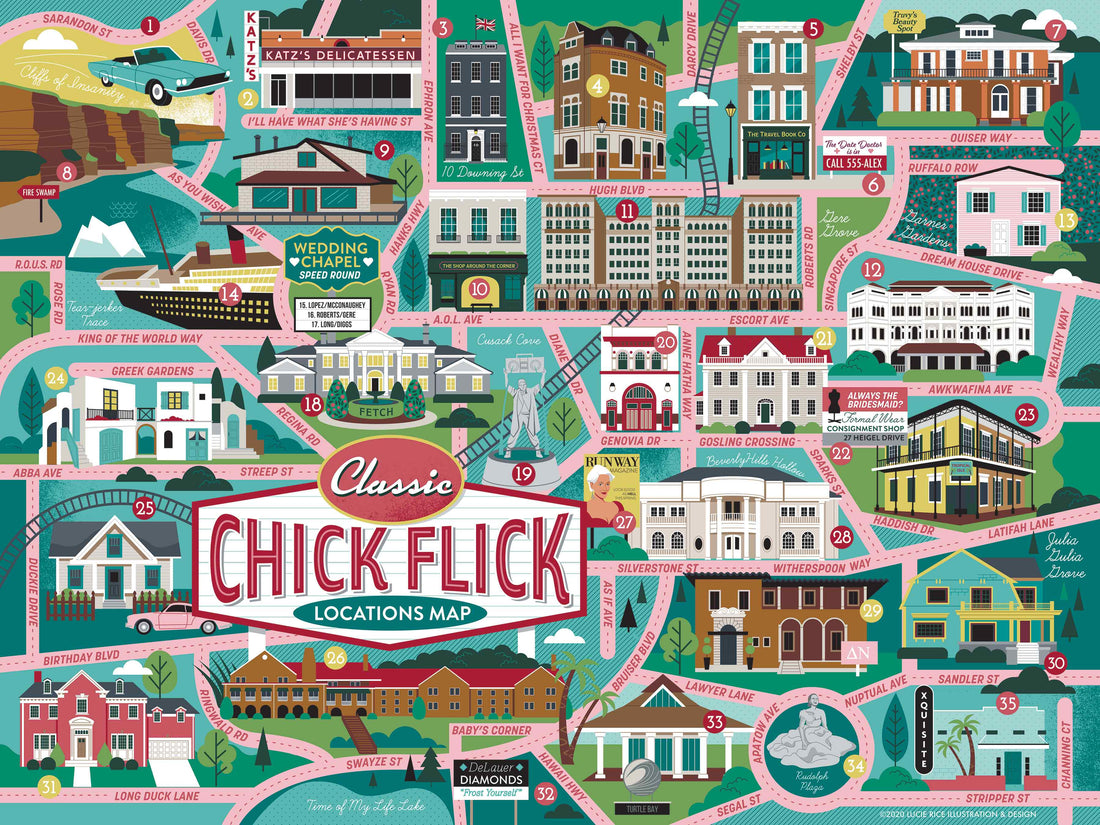 Chick Flicks Puzzle Preview #2