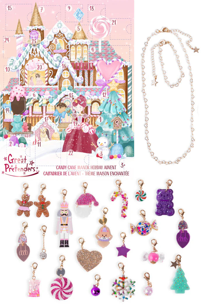 Candy Cane Manor Holiday Advent Calendar Cover