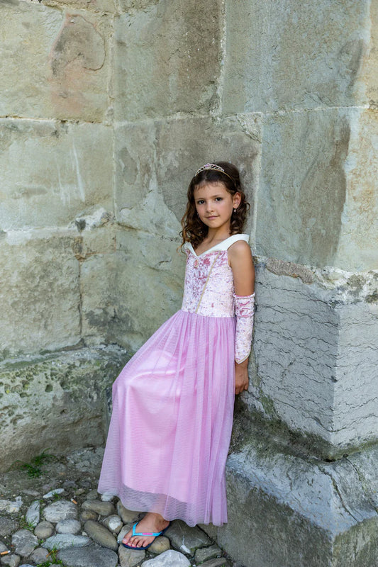 Tomfoolery Toys | Velvety Sleeping Sweetheart Princess Gown, Sz 5/6