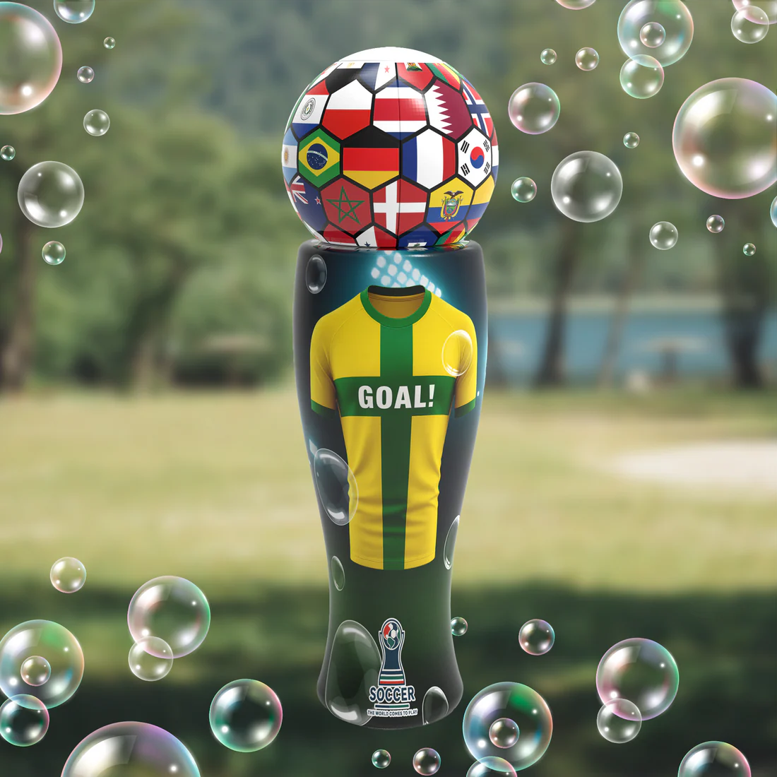 Tomfoolery Toys | The Unspillables Bubbles: Soccer