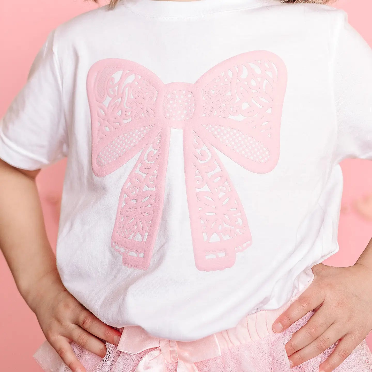 Tomfoolery Toys | Lace Bow Puff Ink T-Shirt