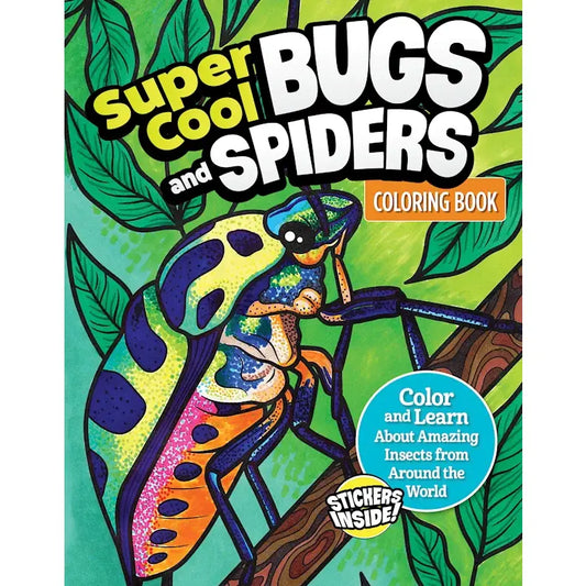 Tomfoolery Toys | Super Cool Bugs & Spiders Coloring Book