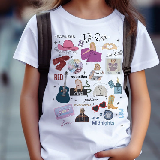 Tomfoolery Toys | Taylor Swift Collage Tee