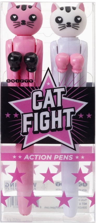 Cat Fight Action Pen Cover