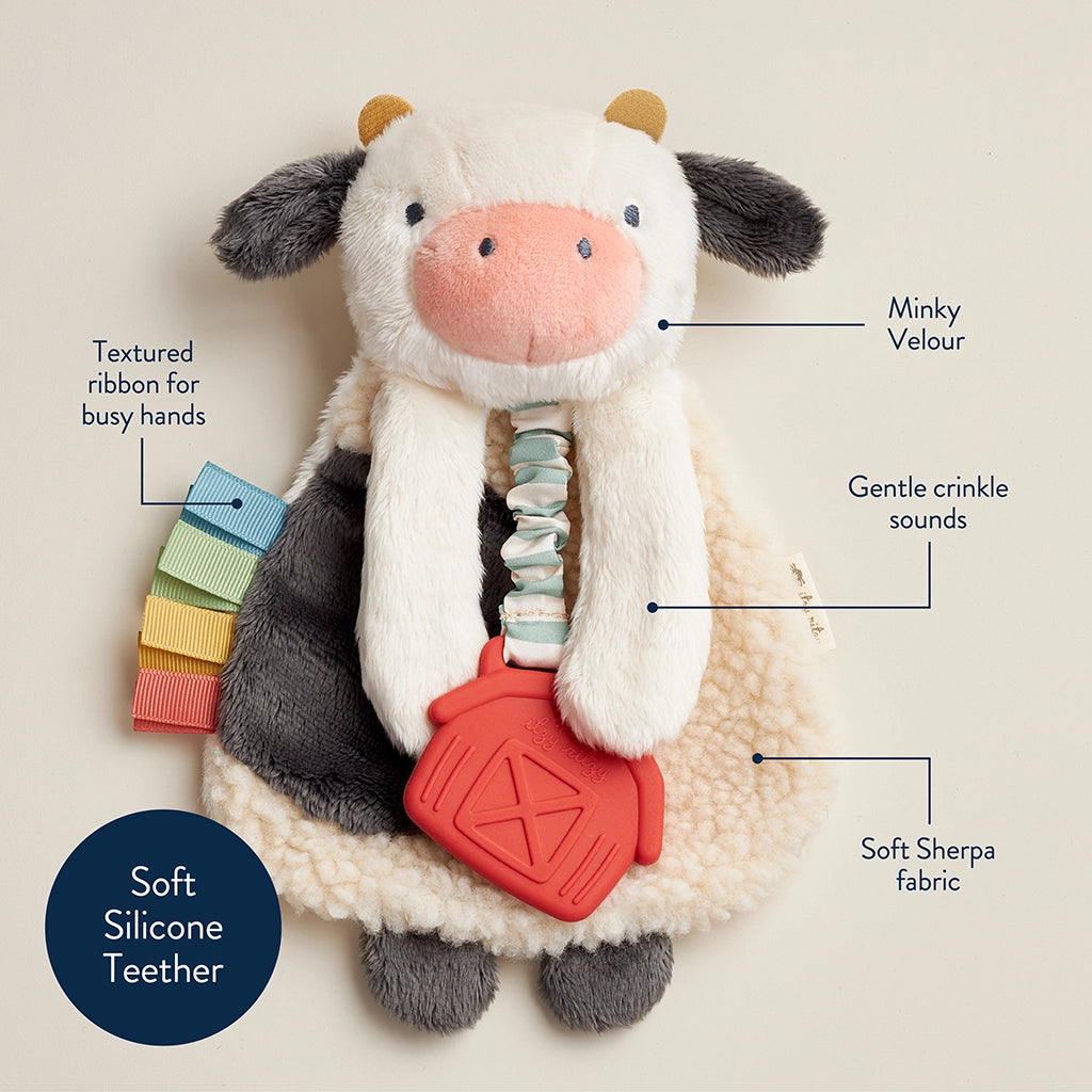 Cow Itzy Friends Lovey Plush Cover