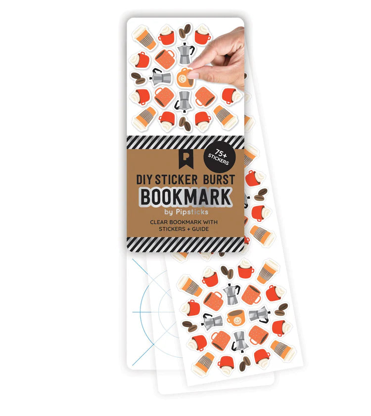 Daily Grind Diy Sticker Burst Bookmark Cover