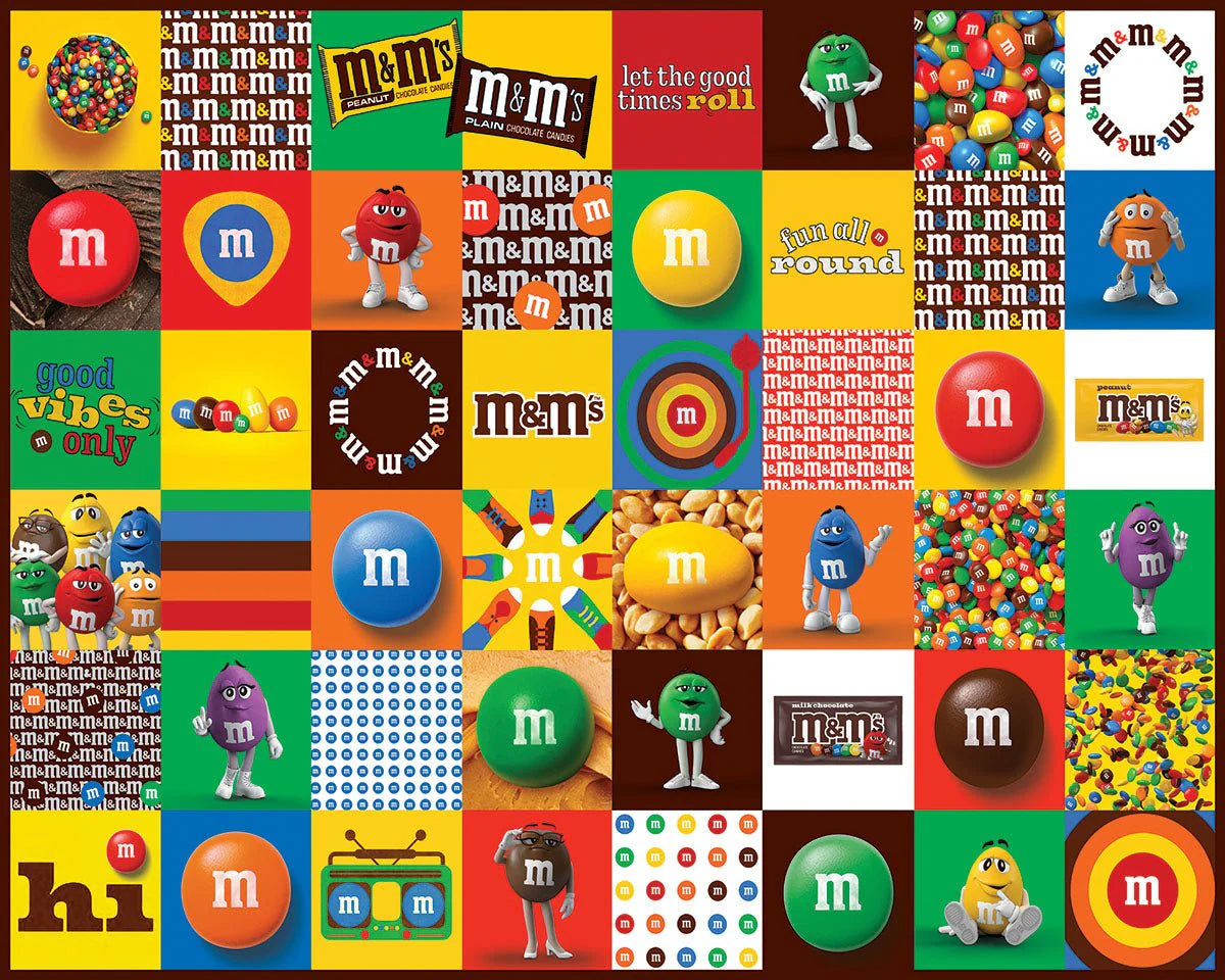 M&M Fun 1000pc Puzzle Cover