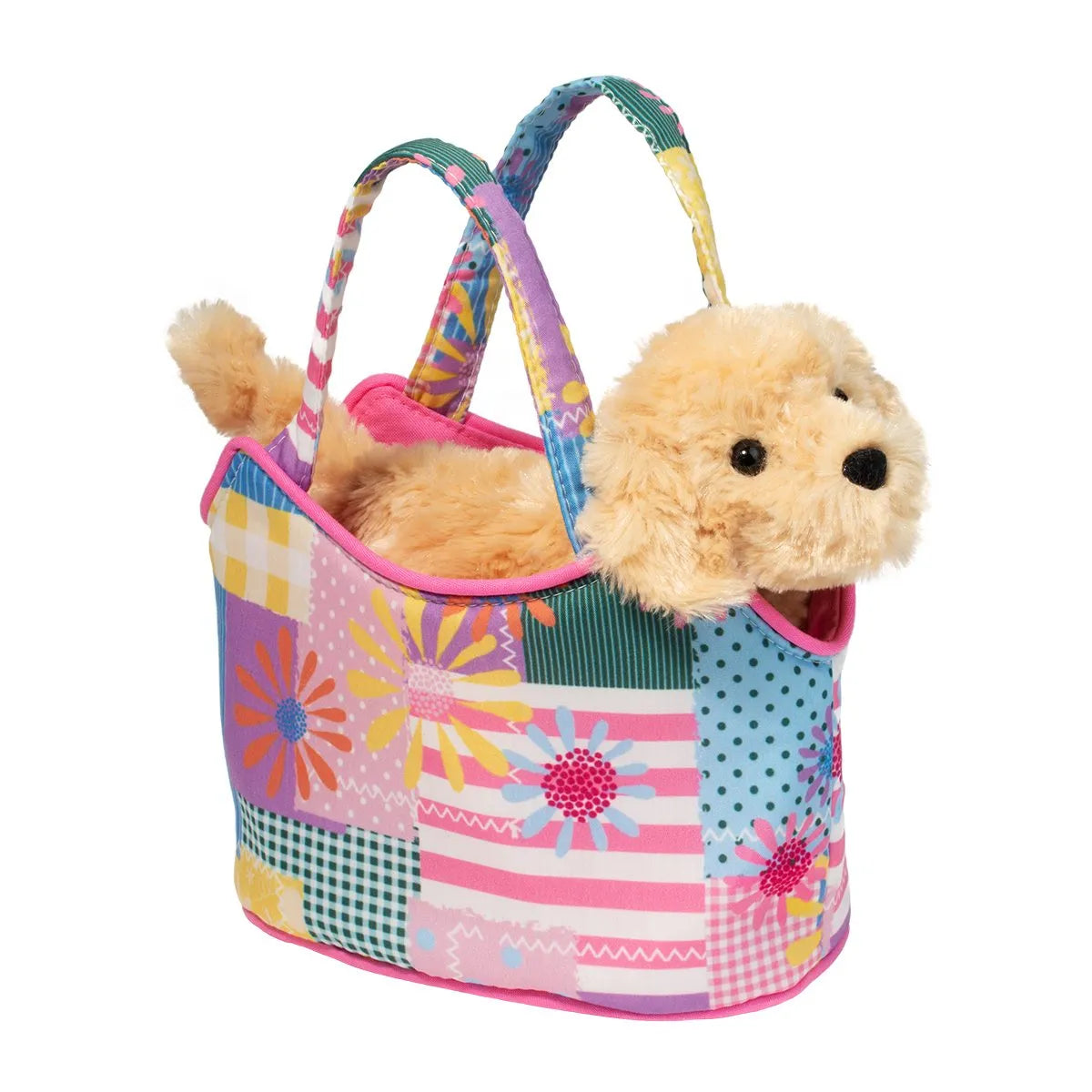 Tomfoolery Toys | Patchwork Sassy Sak w/ Golden Retriever