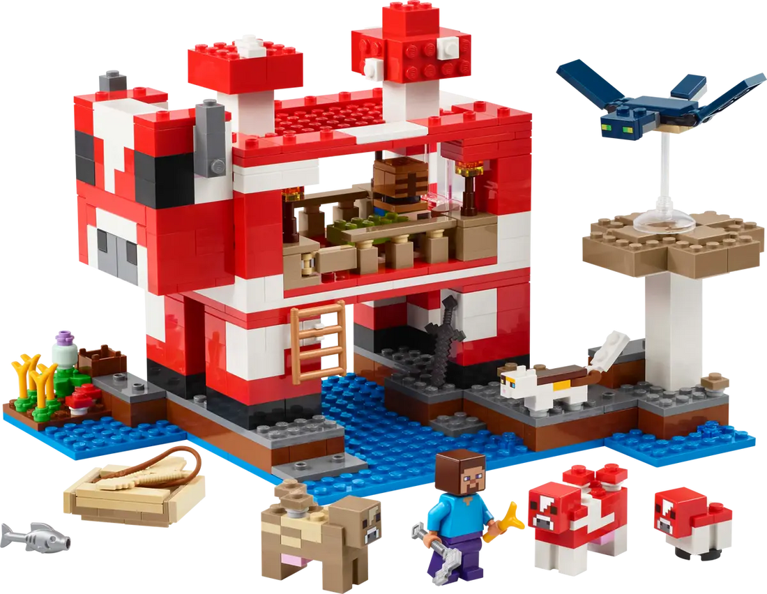 LEGO MINECRAFT The Mooshroom House Preview #2
