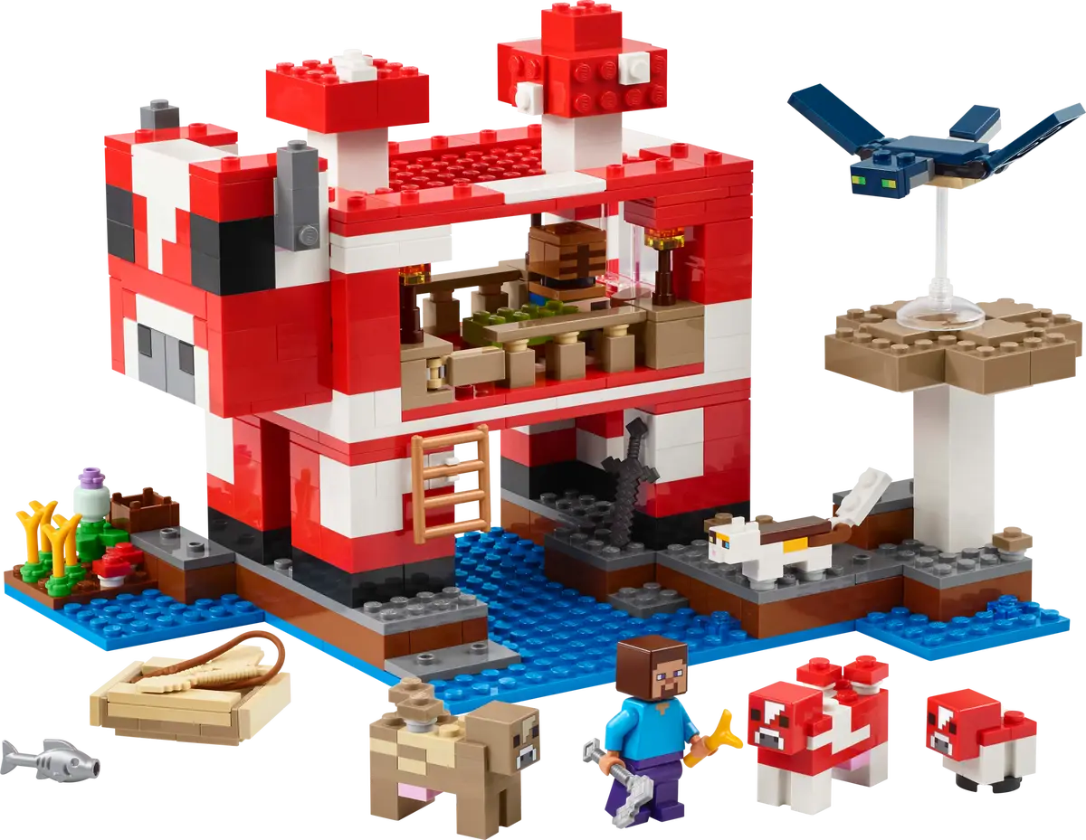 LEGO MINECRAFT The Mooshroom House Cover