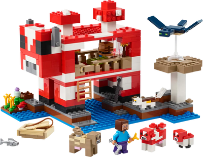 LEGO MINECRAFT The Mooshroom House Preview #2