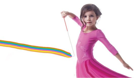 Tomfoolery Toys | Rainbow Dancer Ribbon Wand