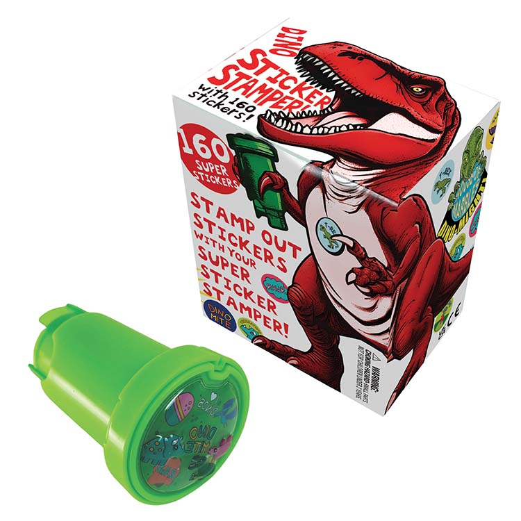 Tomfoolery Toys | Dino Sticker Stamper