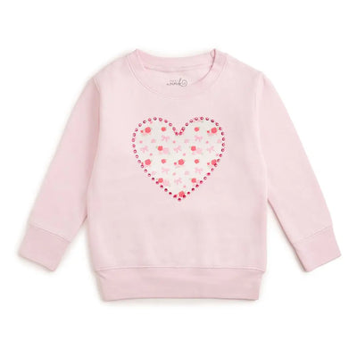 Dainty Rose Heart Patch Sweatshirt Preview #3