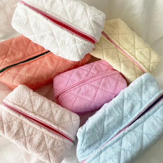 Tomfoolery Toys | Large Quilted Makeup Bag