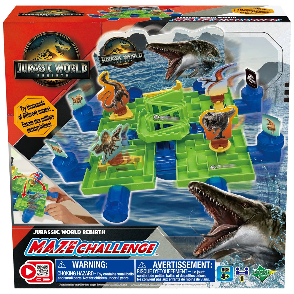 Jurassic World Maze Challenge Cover