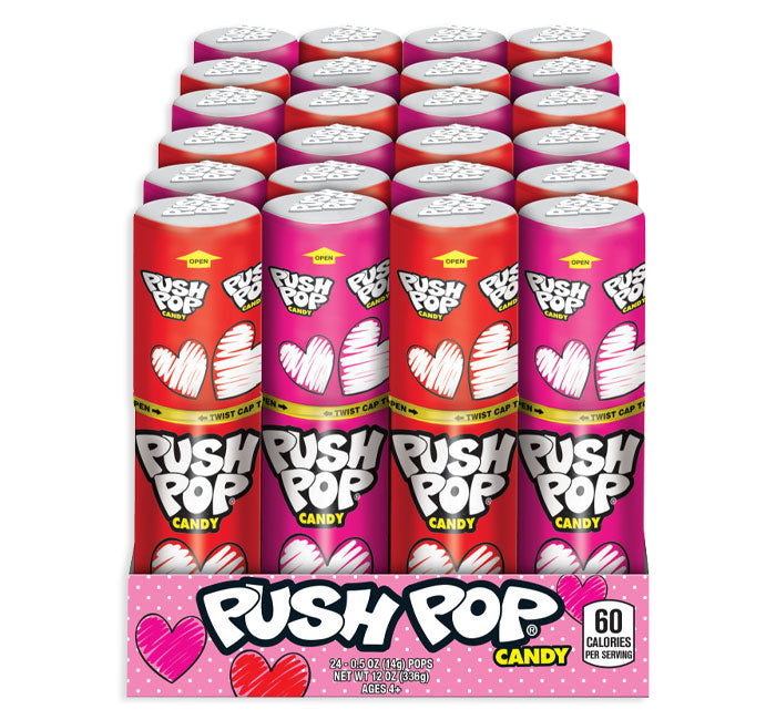 Valentine Push Pop Cover