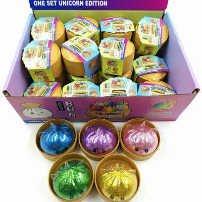 Glitter Unicorn Steamed Bun Squishy Preview #2