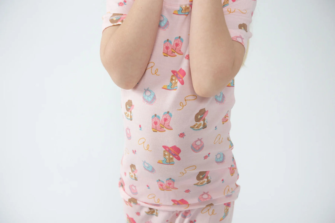 Pink Cowboy Boots Loungewear Set Preview #2