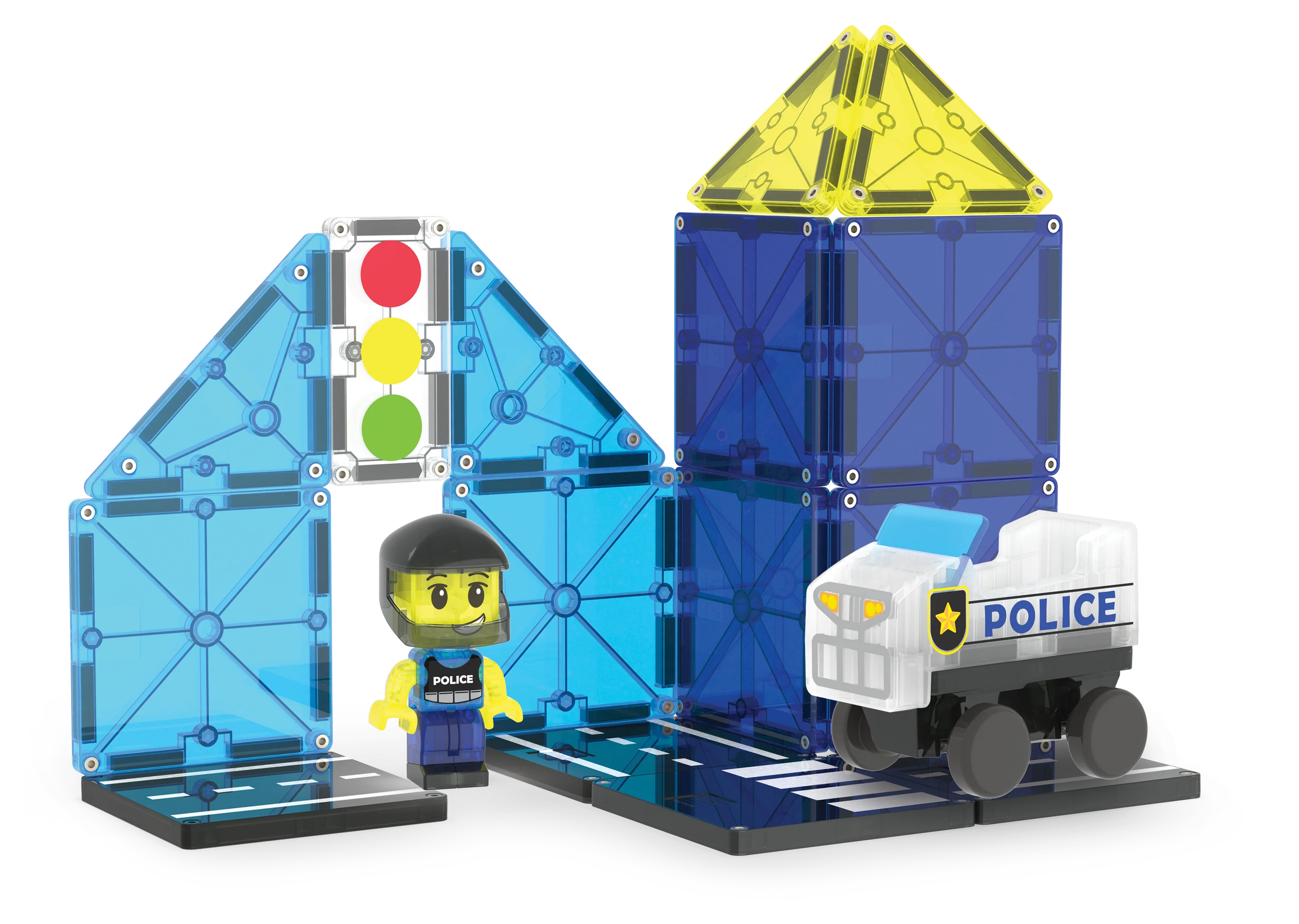 Tomfoolery Toys | Magna-Tile Police Patrol