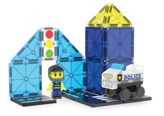 Tomfoolery Toys | Magna-Tile Police Patrol