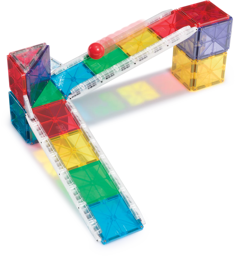Tomfoolery Toys | Magna tile rail racer 33 pcs