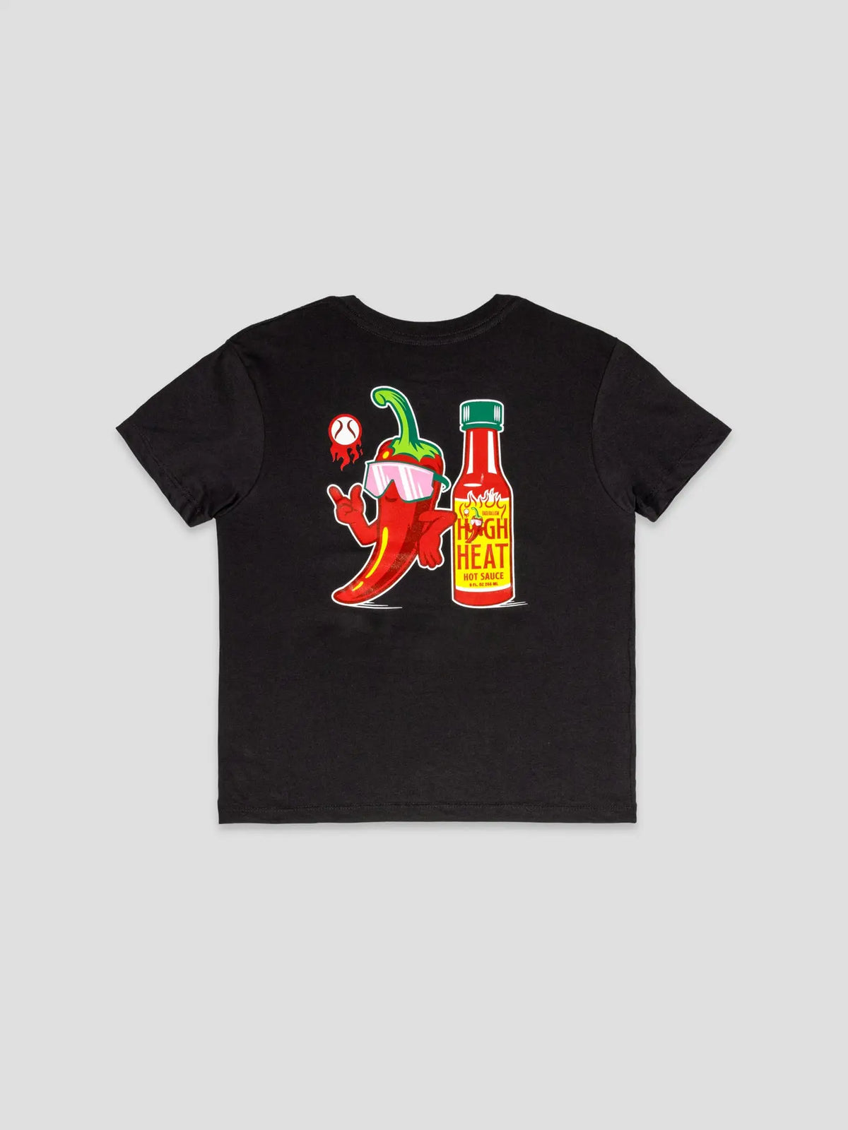 High Heat Hot Sauce Glow in the Dark T-Shirt Cover