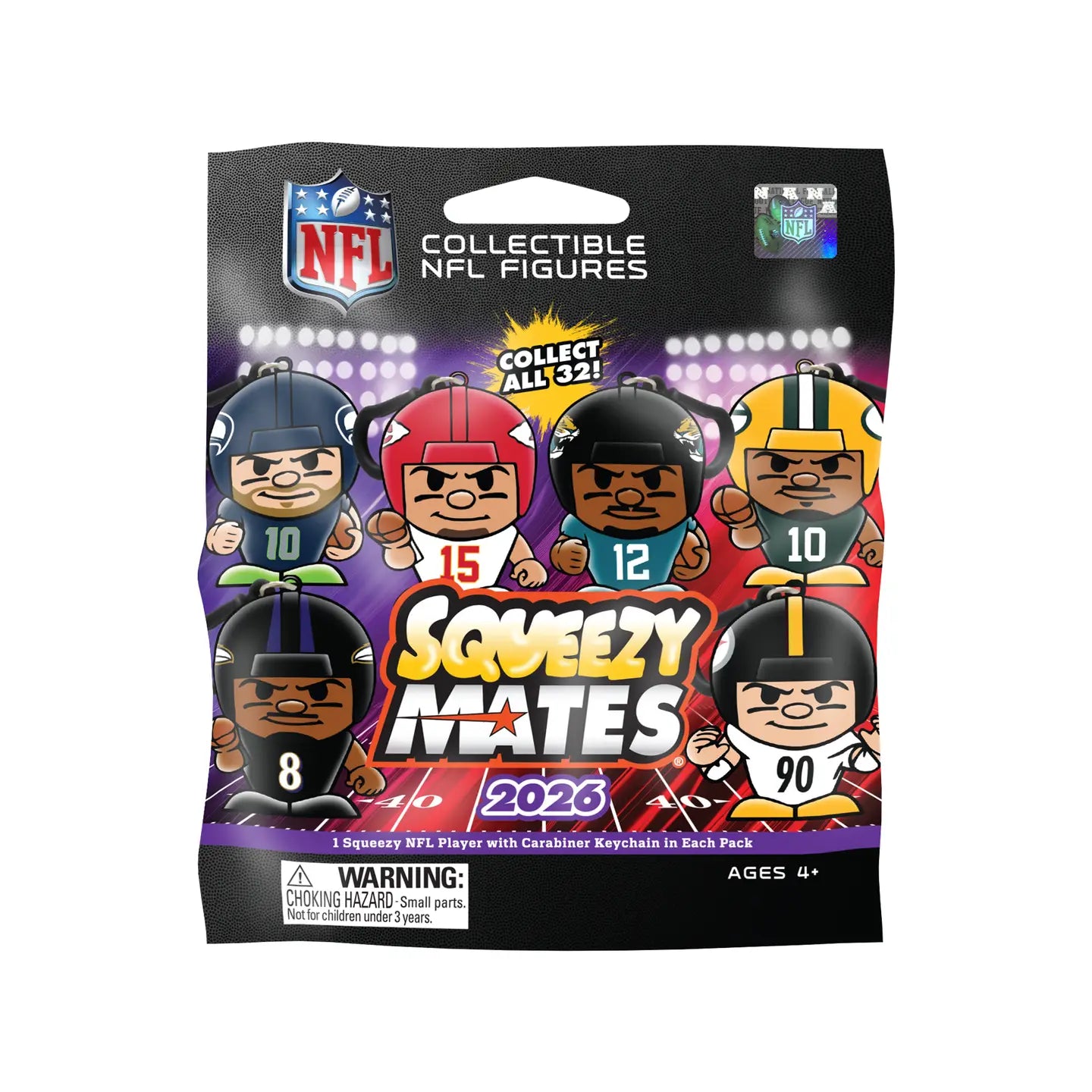 Tomfoolery Toys | NFL Squeezymates Blind Bag
