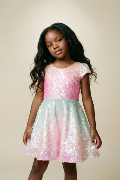 Sorbet Swirl Skater Dress Preview #1