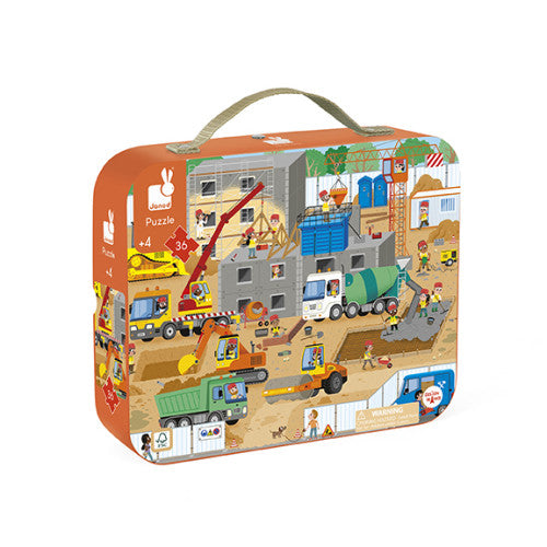 Tomfoolery Toys | Construction Site Puzzle