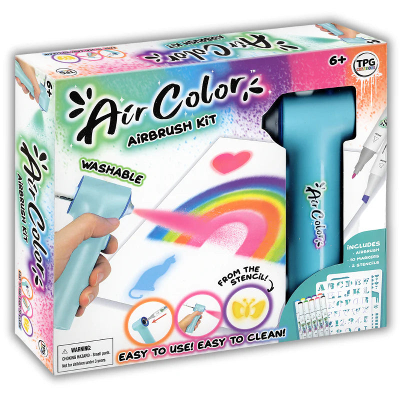Tomfoolery Toys | AirColor AirBrush Kit