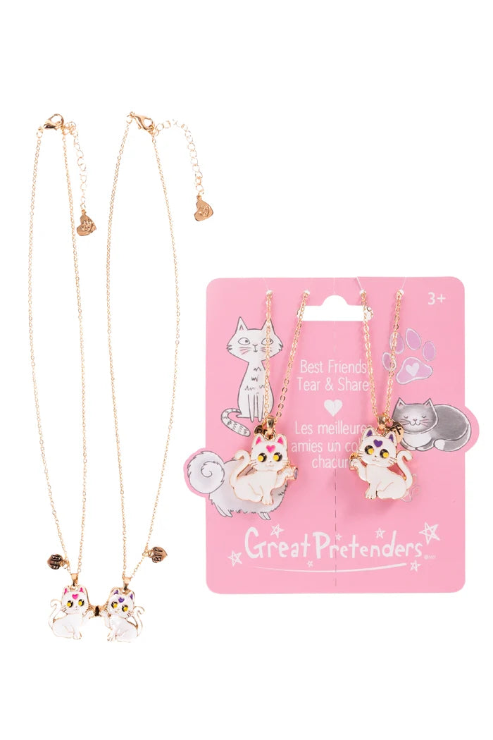Tomfoolery Toys | Smitten Kitten Tear & Share Necklaces