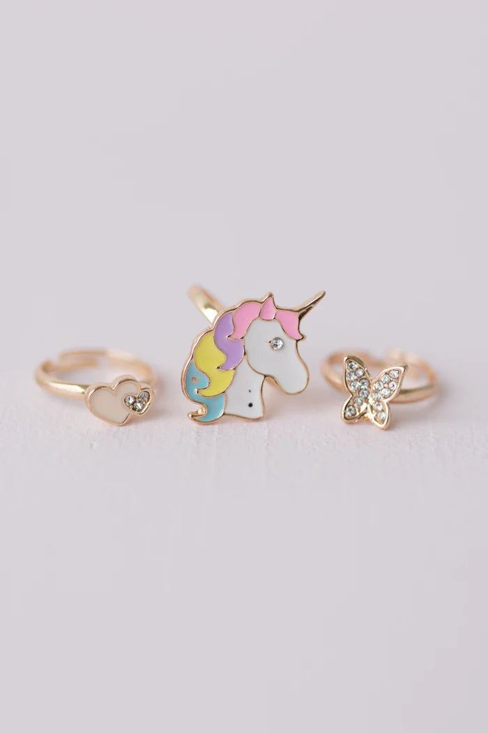 Tomfoolery Toys | Butterfly & Unicorn Rings