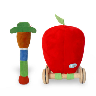 Lowly Worm Soft Toy & Apple Car Preview #4