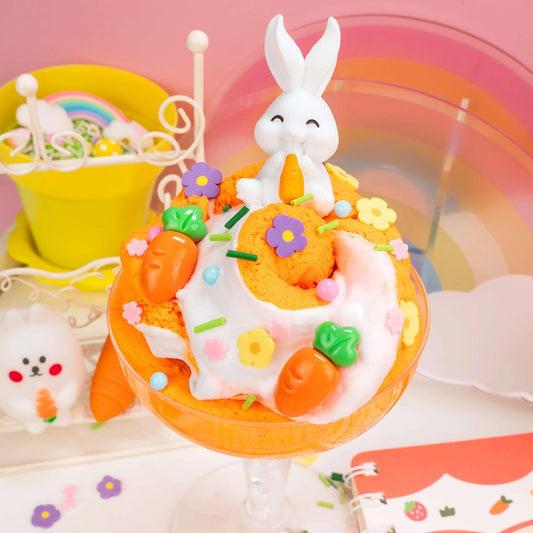 Tomfoolery Toys | Frosted Carrot Cupcake Cloud Creme Slime