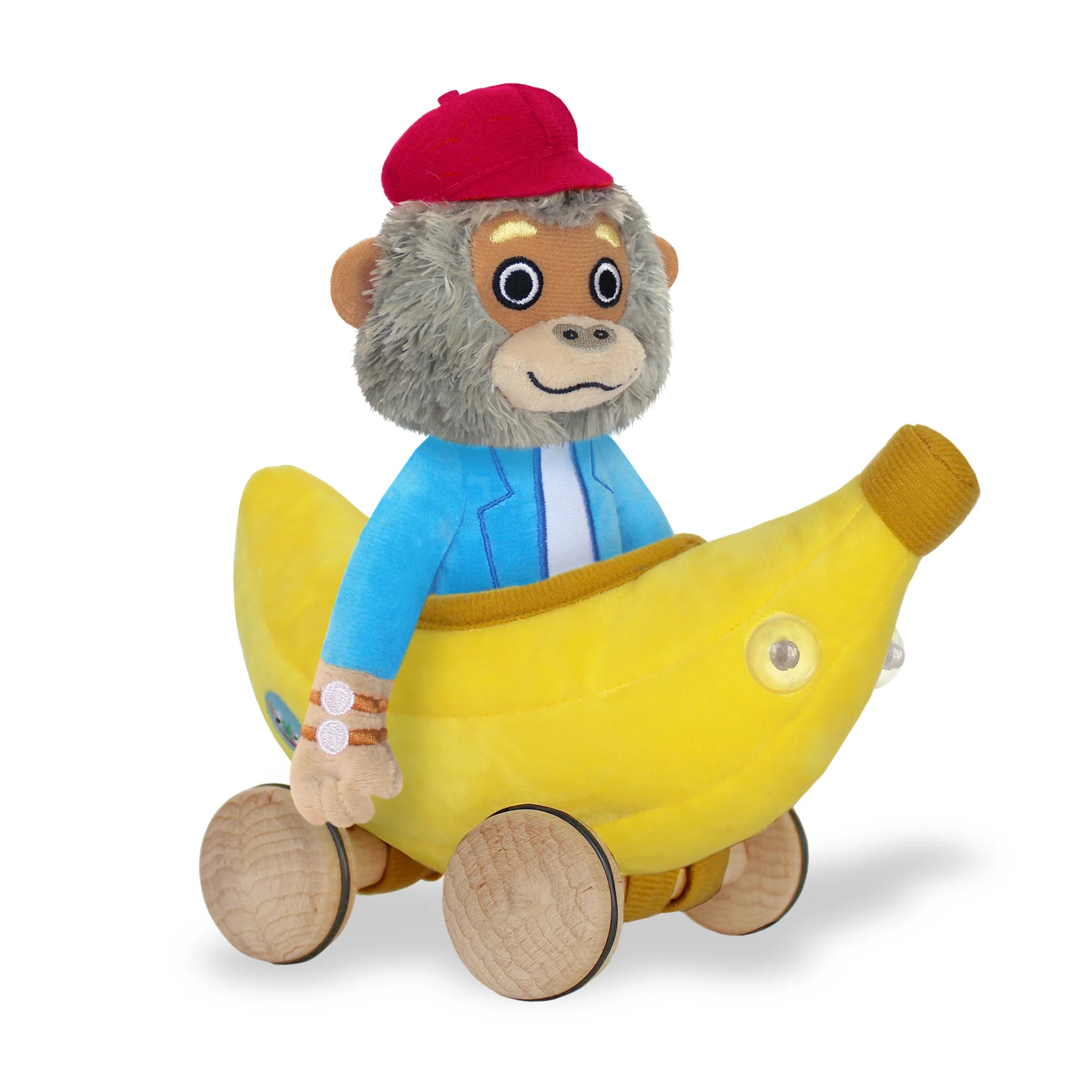 Tomfoolery Toys | Bananas Gorilla Soft Toy & Banana Car