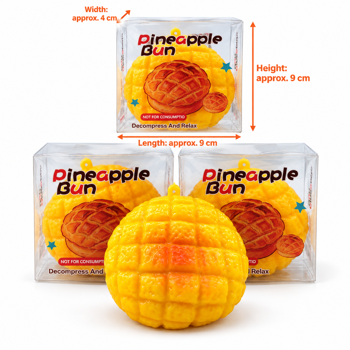 Crunchy Pineapple Bun Squishy Cover