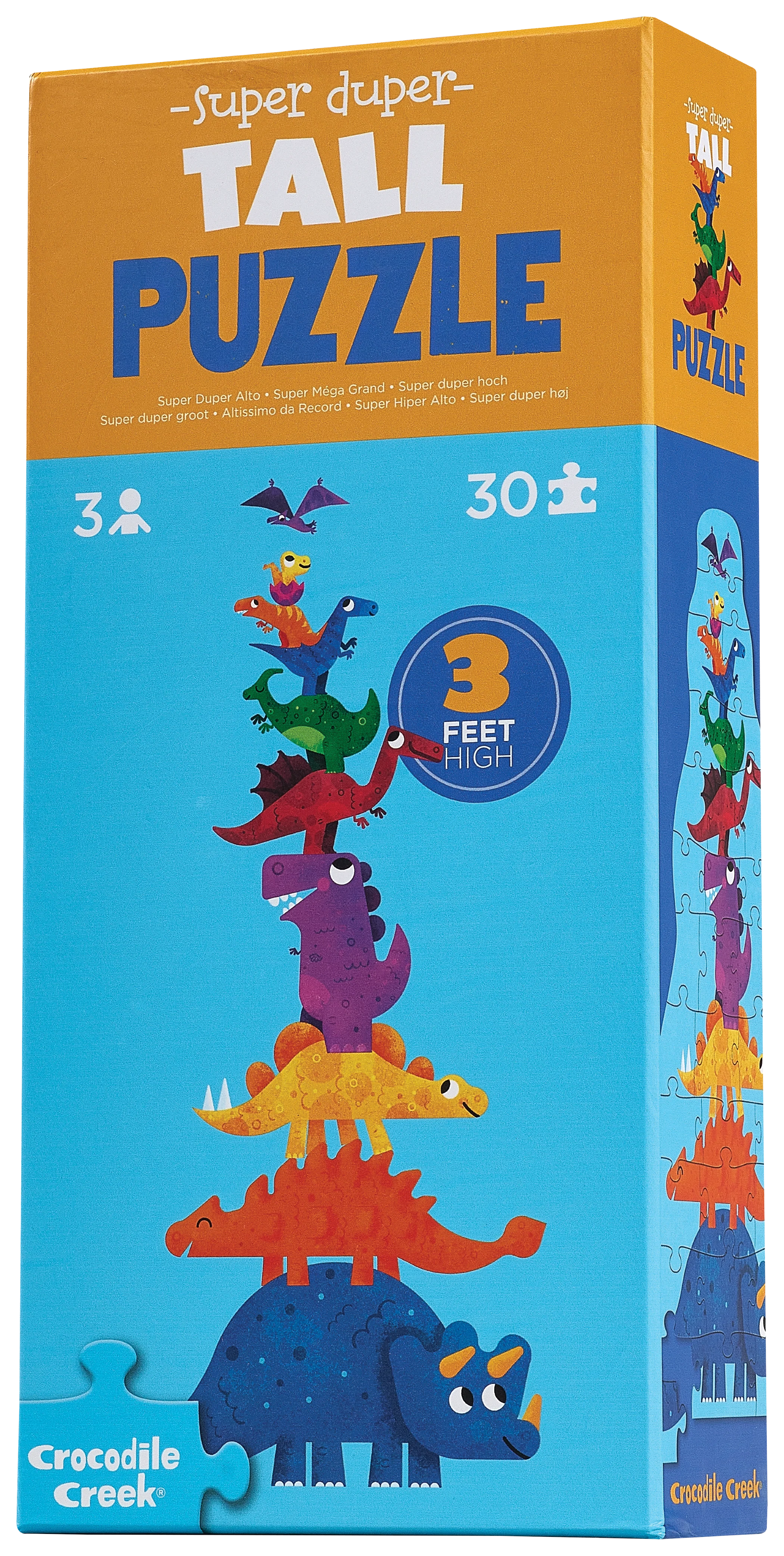 Tomfoolery Toys | Dinosaur Super Duper Tall 30pc Puzzle