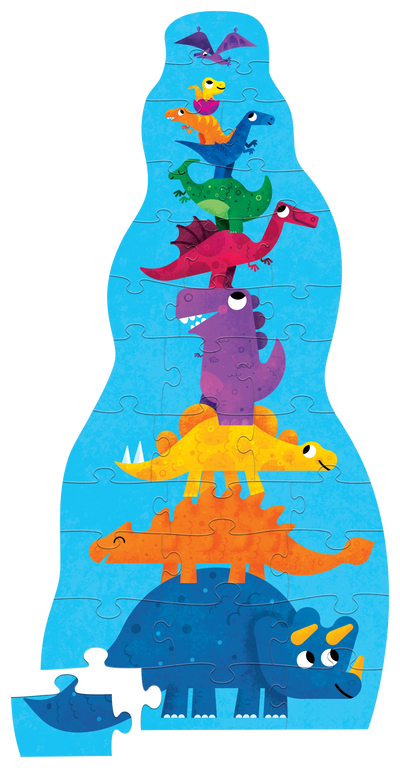 Dinosaur Super Duper Tall 30pc Puzzle Preview #2