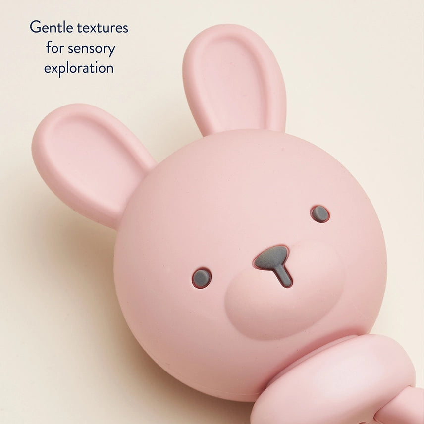 Pink Bunny Sweetie Rattle Cover